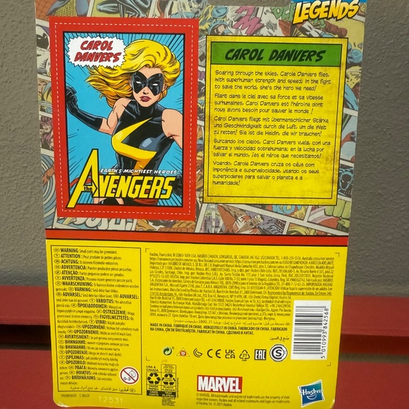 Kenner Marvel Legends Iron Man, Wolverine & Carol Danvers Retro Figures NEW - Picture 11 of 13